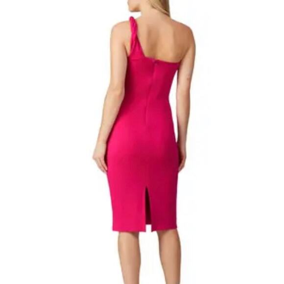 Cushnie One Shoulder Dress sz 2 - Picture 2 of 10